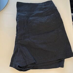 Anthropologie Maeve Colette Black High Waist Shorts